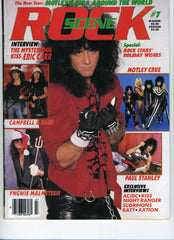 1986 February "ROCK SCENE" MAGAINE! COMPLETE! NrMINT!