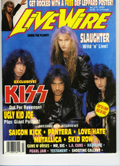 1992 July "LIVE WIRE" MAGAZINE! COMPLETE! MINT!