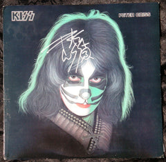 1978 PETER CRISS PERSONALLY AUTOGRAPHED 1978 CASABLANCA RECORDS & FILMWORKS "PETER CRISS SOLO LP"! AWESOME PIECE! VERY FRAMABLE! NrMINT