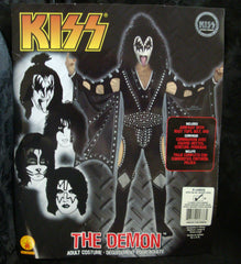 2011 OOP Rubie's "GENE SIMMONS" Screen Printed Adult 'XL' Costume! COMPLETE! MINT!