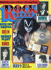 1976 KISS U.S.ORIGINAL 'ROCK SCENE" MAGAZINE W/BIG KISS STORY! EX+++!