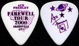 2000 KISS OFFICIAL FAREWELL TOUR "ACE FREHLEY CITY PICK - GREENVILLE 4-21" GUITAR PICK MINT!