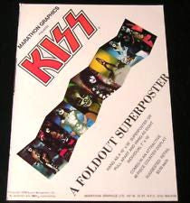 1978 AUCOIN MANAGEMENT, INC. MEGA-RARE "HORIZON" U.S. OFFICIAL COMPLETE SET OF (8) "GIANT FOLD OUT POSTER" PERFORATED KISS PHOTO CARDS! MINT-!