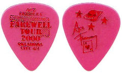 2000 KISS OFFICIAL FAREWELL TOUR "ACE FREHLEY CITY PICK - OKLAHOMA CITY 4-4" GUITAR PICK MINT!