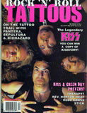 1994 KISS RARE ORIGINAL U.S. 'RNR TATTOOS" MAGAZINE W/KISS GIANT POSTER! MINT!